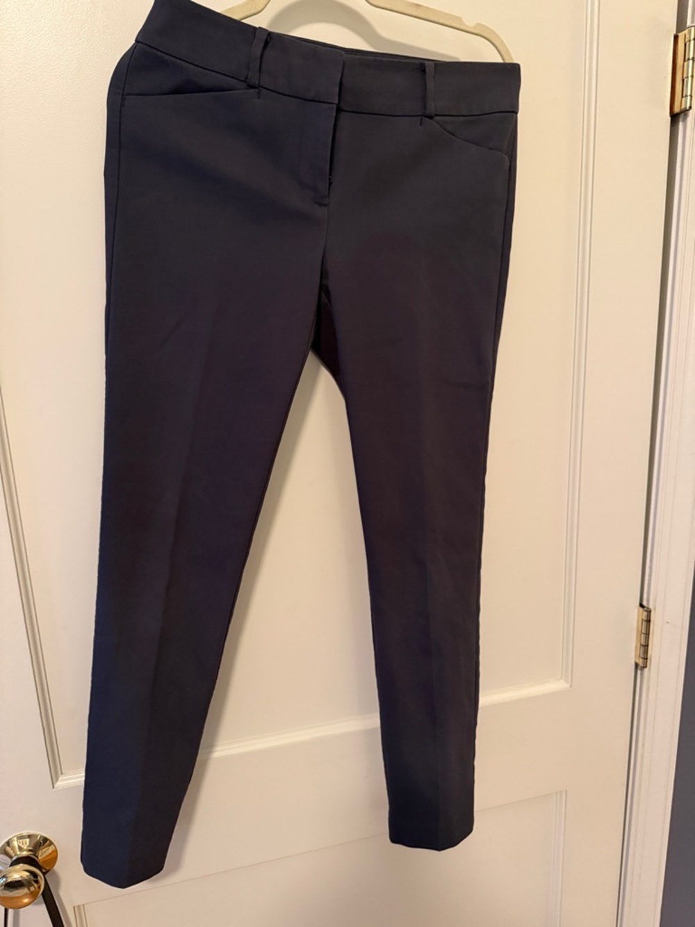 LOFT Navy Slim Ankle Pants